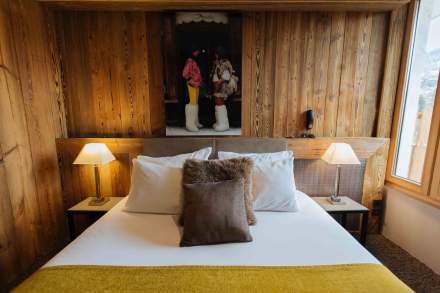 Hotel saint-gervais-les-bains mont-blanc, chambre cosy 