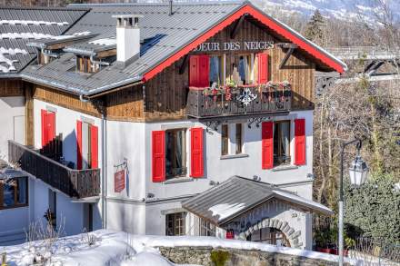 
						Hotel Coeur des Neiges, Saint-Gervais-Les-Bains, façade
					