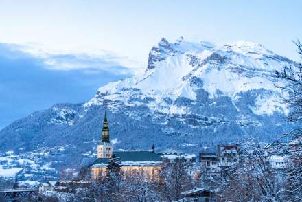 Randonnées en raquettes en montagne à Saint Gervais Mont Blanc