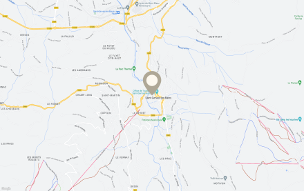 Hotel Coeur des Neiges, Saint-Gervais-Les-Bains, map